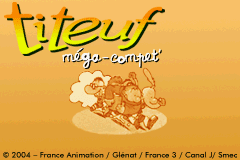 Titeuf Mega Compet Title Screen